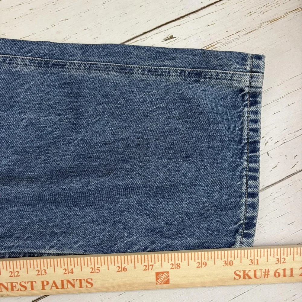 Madewell Relaxed Straight Workwear Carpenter Jeans Mens 33x32 Blue NEW NWT